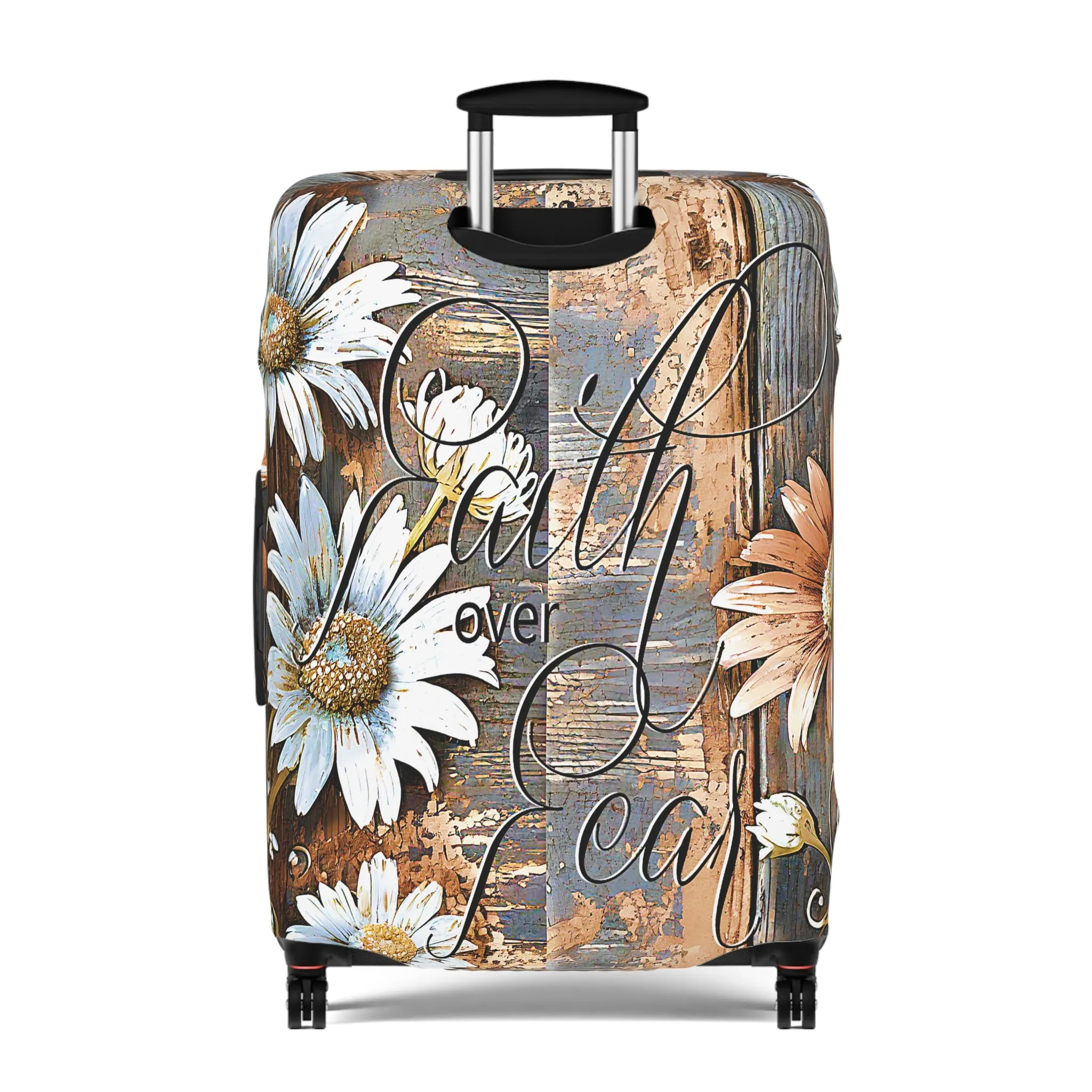 Luggage Cover, Faith over Fear, awd-1668