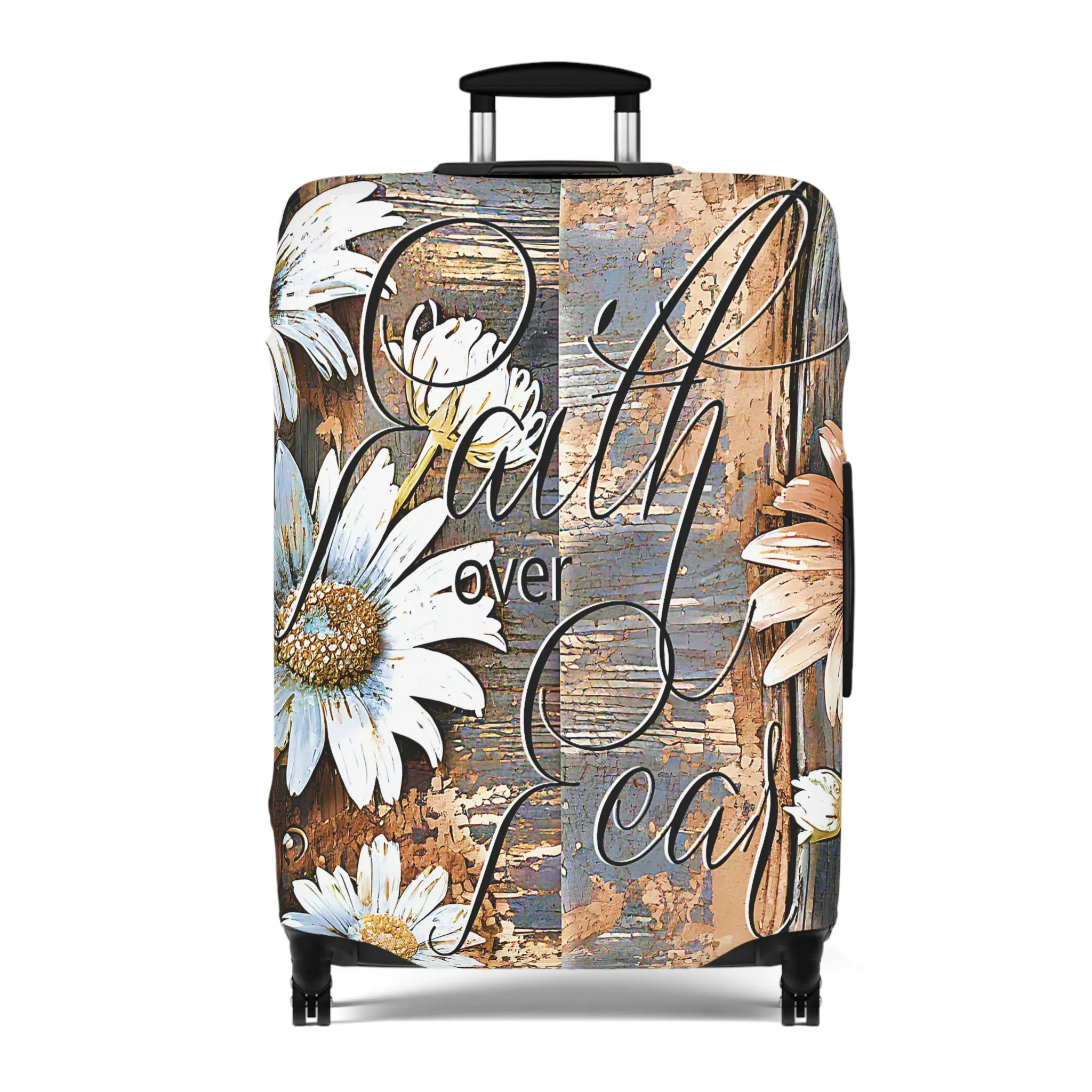 Luggage Cover, Faith over Fear, awd-1668