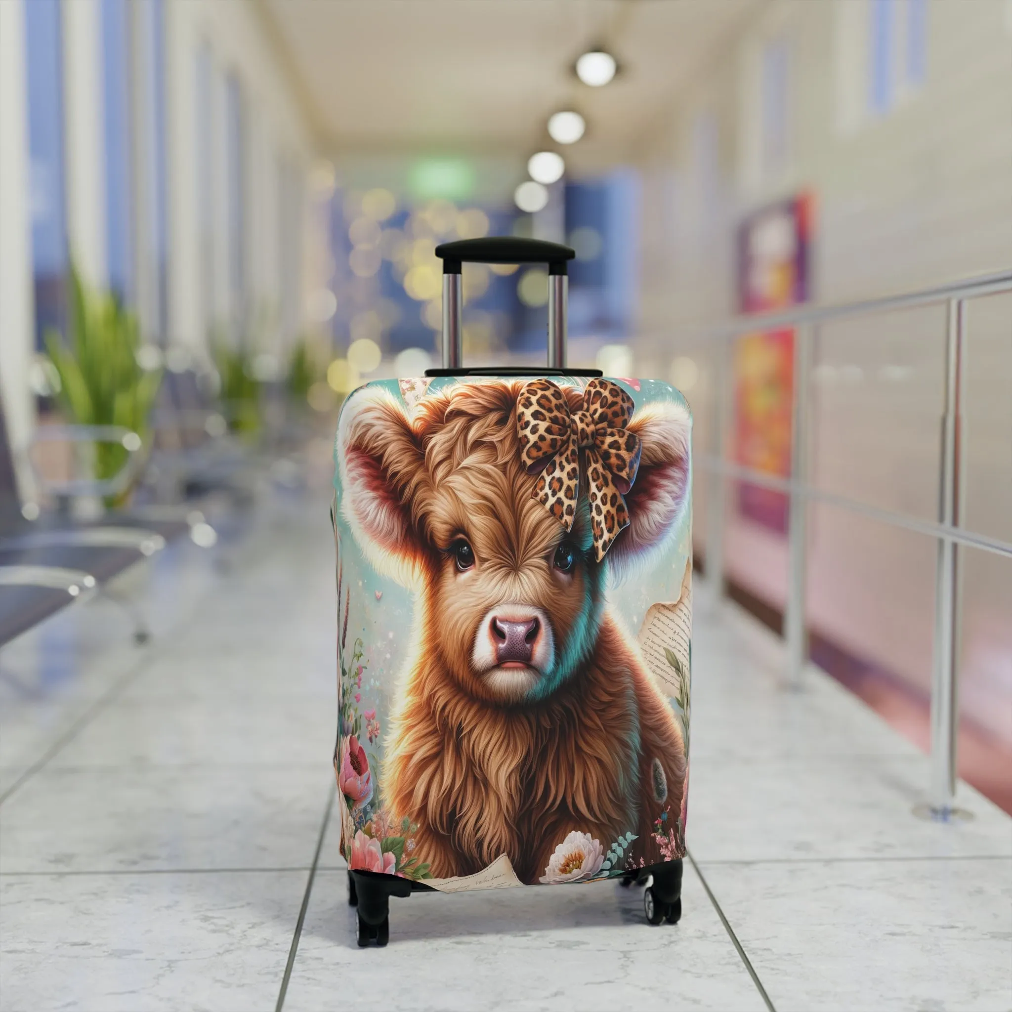 Luggage Cover, Highland Cow, awd-5011