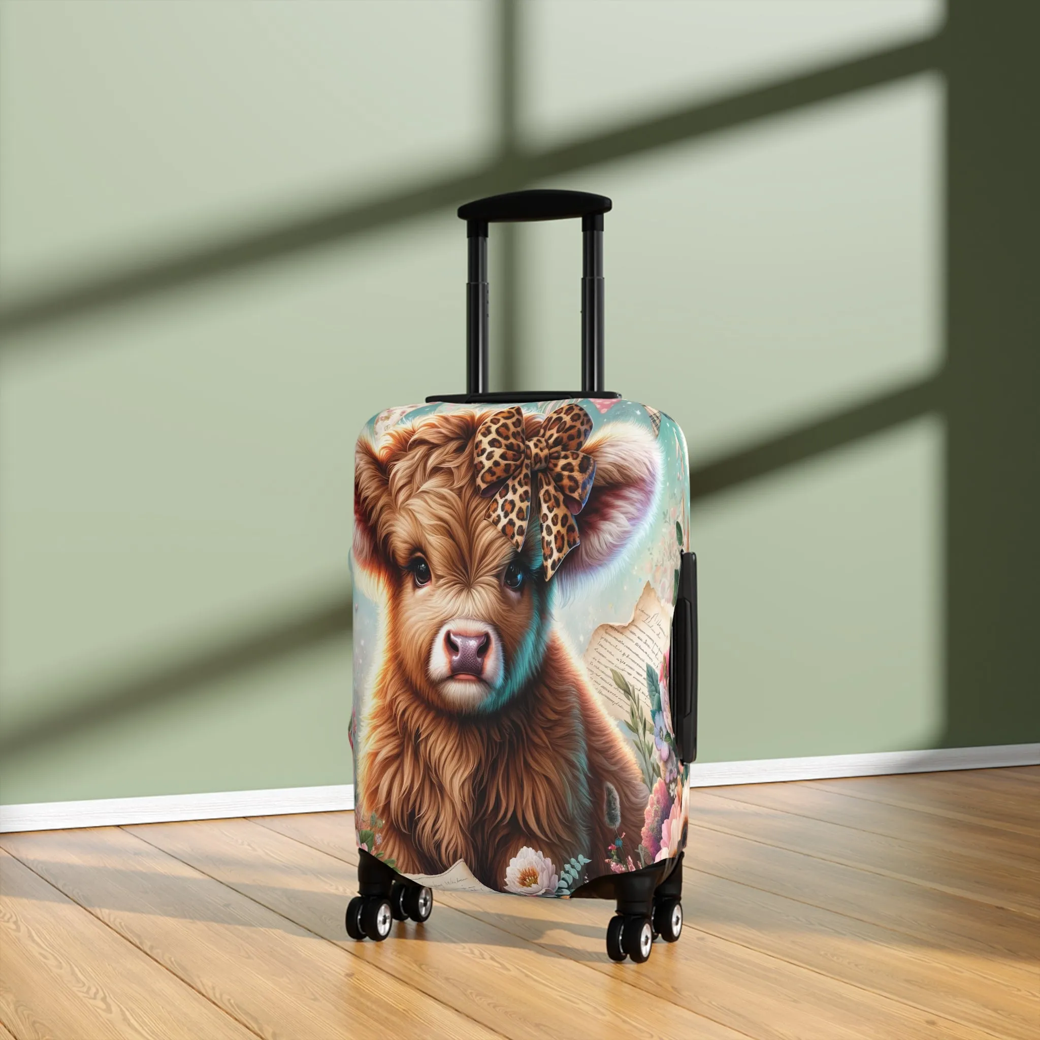 Luggage Cover, Highland Cow, awd-5011