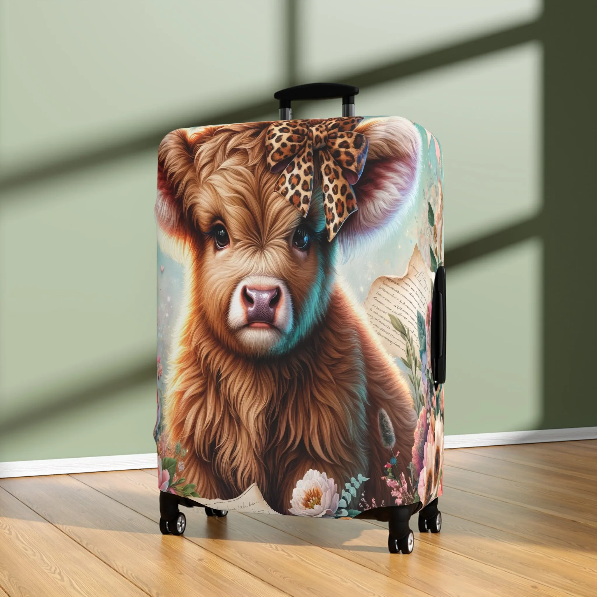 Luggage Cover, Highland Cow, awd-5011