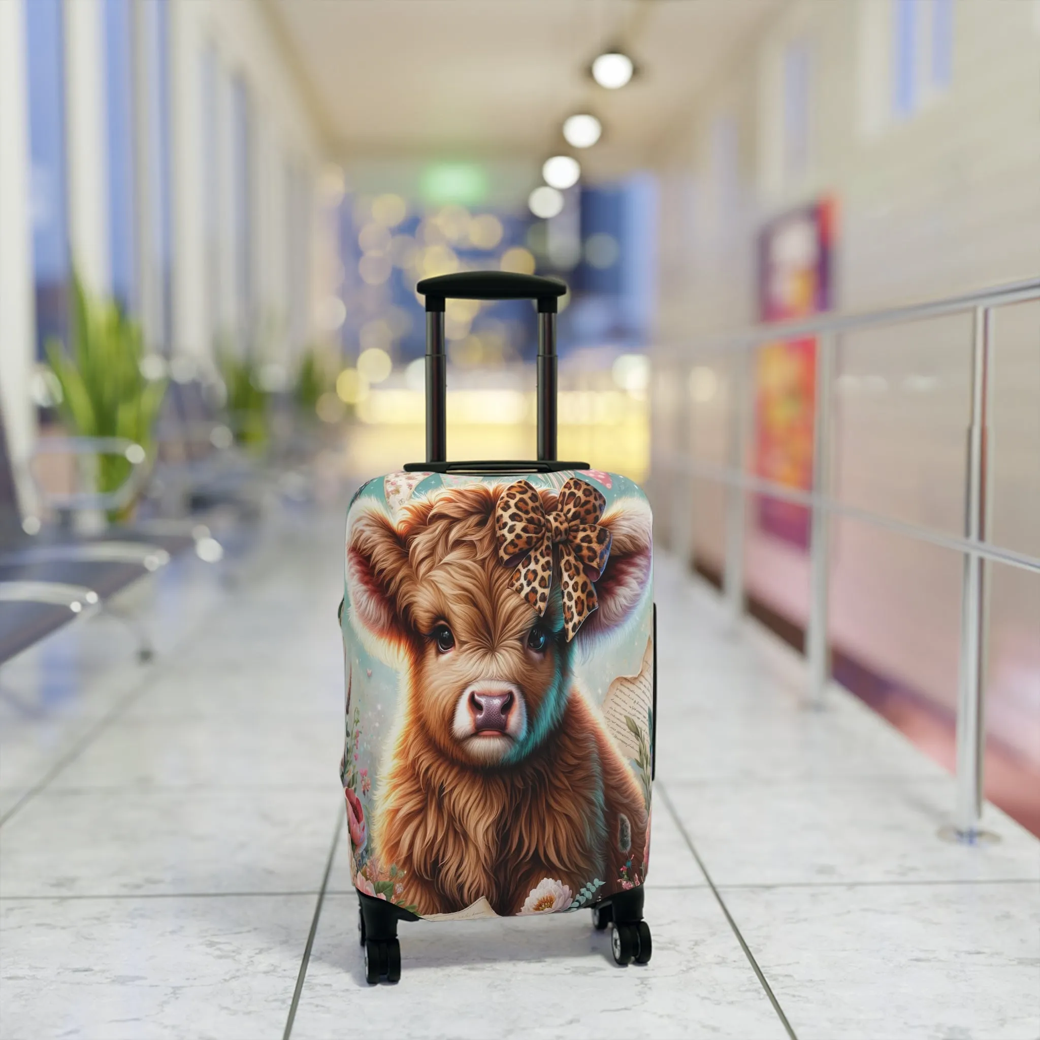 Luggage Cover, Highland Cow, awd-5011