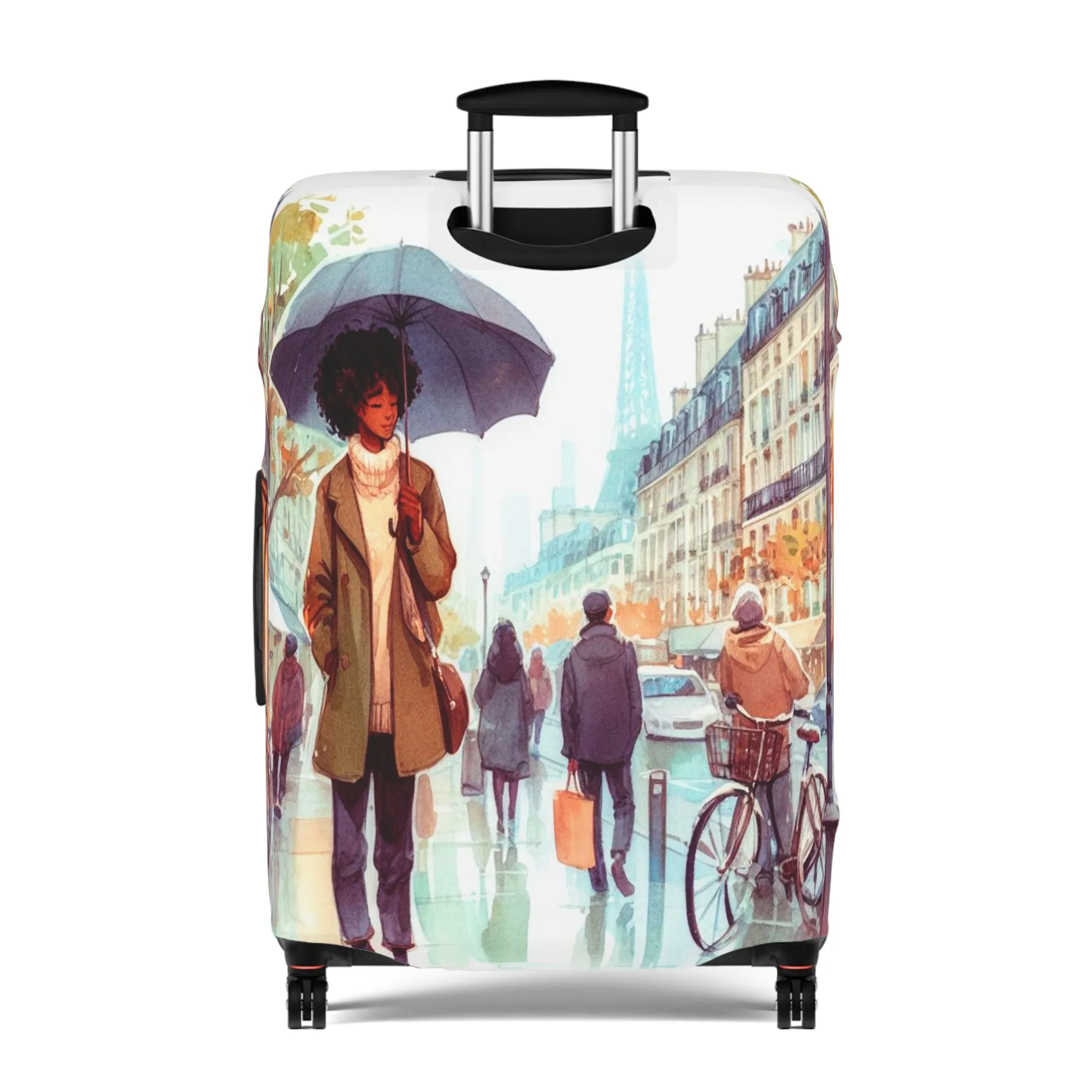 Luggage Cover, Just a Girl Who loves Travelling, awd-2111