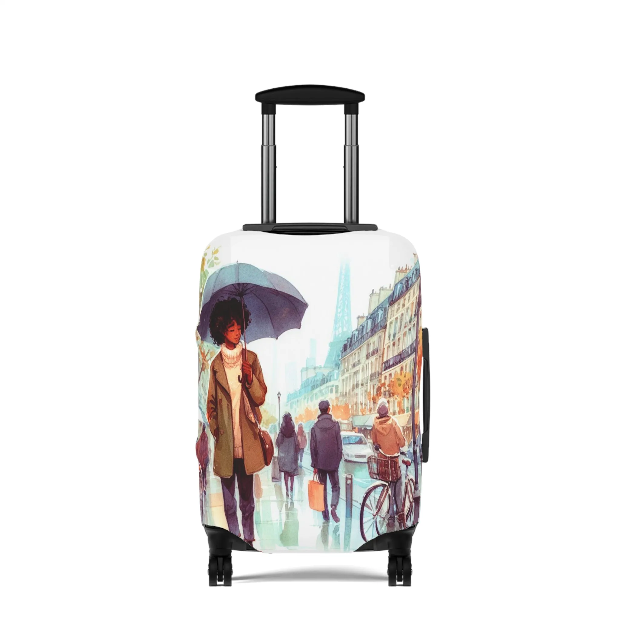 Luggage Cover, Just a Girl Who loves Travelling, awd-2111