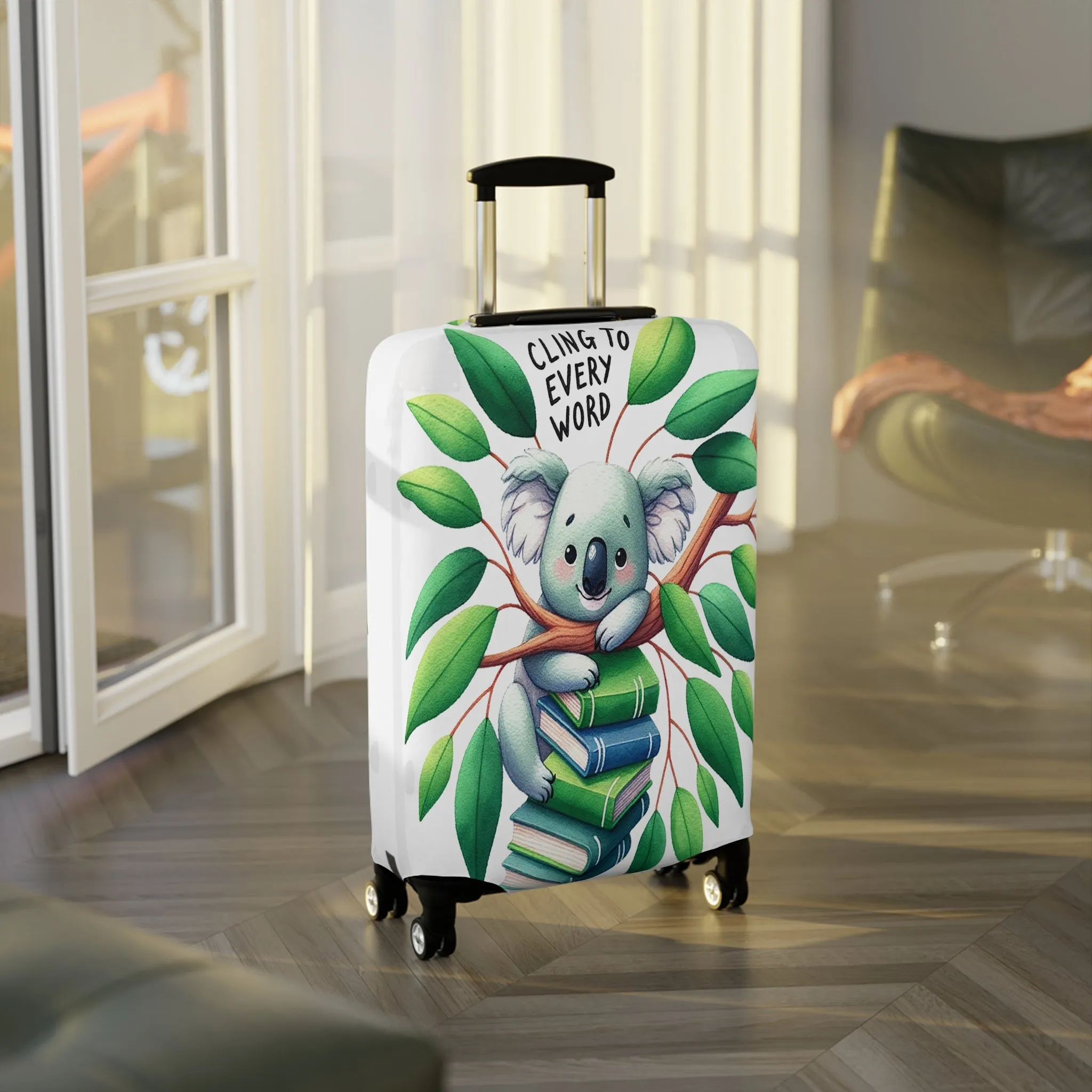 Luggage Cover, Koala, Cling to every word, awd-241