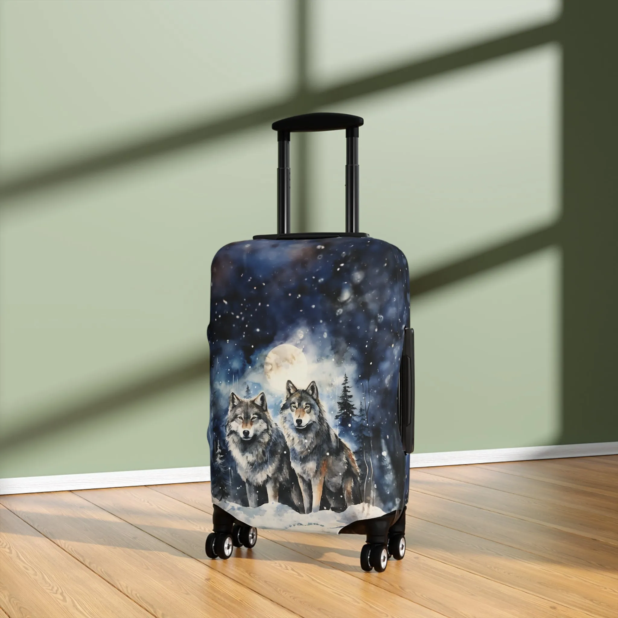 Luggage Cover, Wolves, awd-565