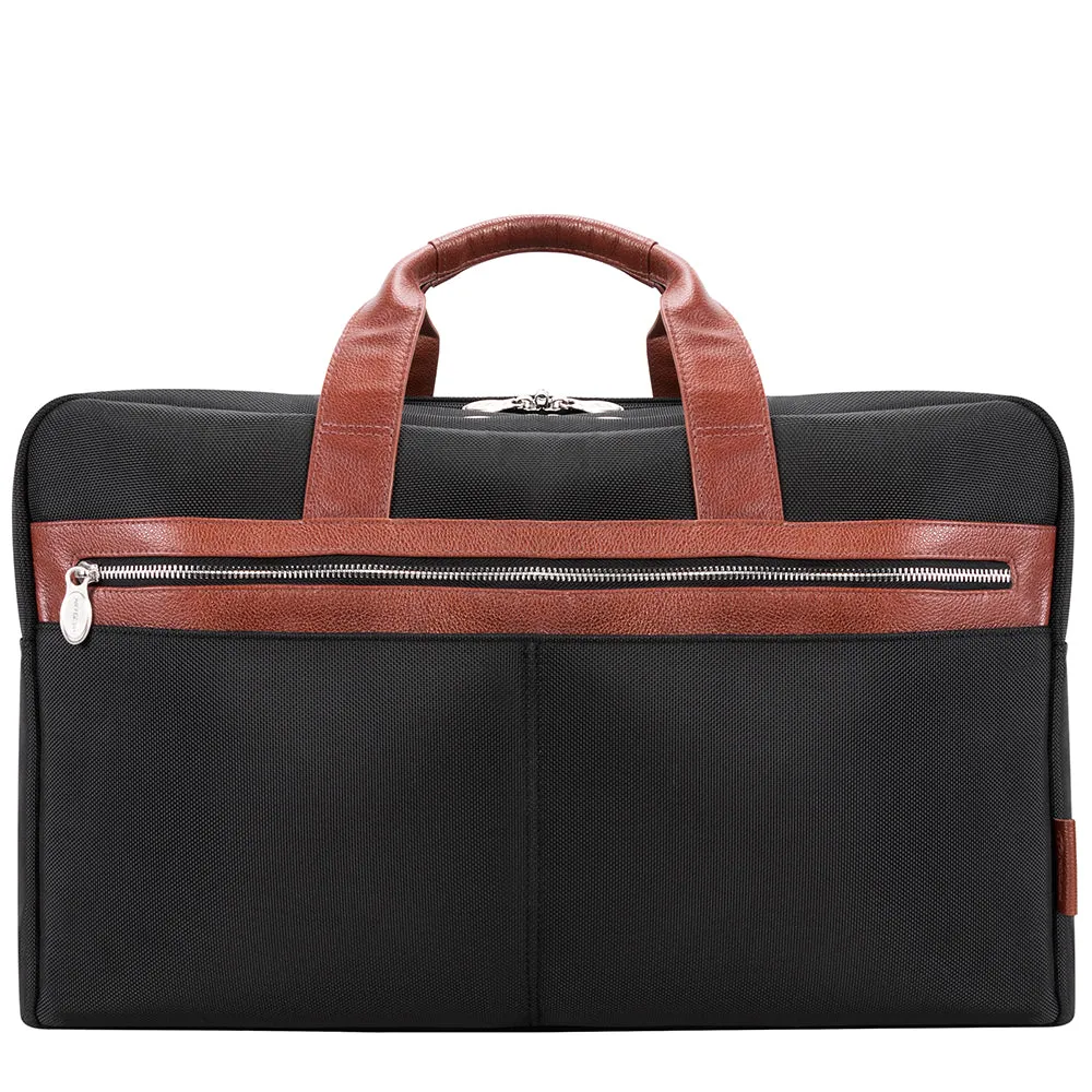 McKlein 21" Nylon Two-tone Dual-Compartment Laptop Duffel