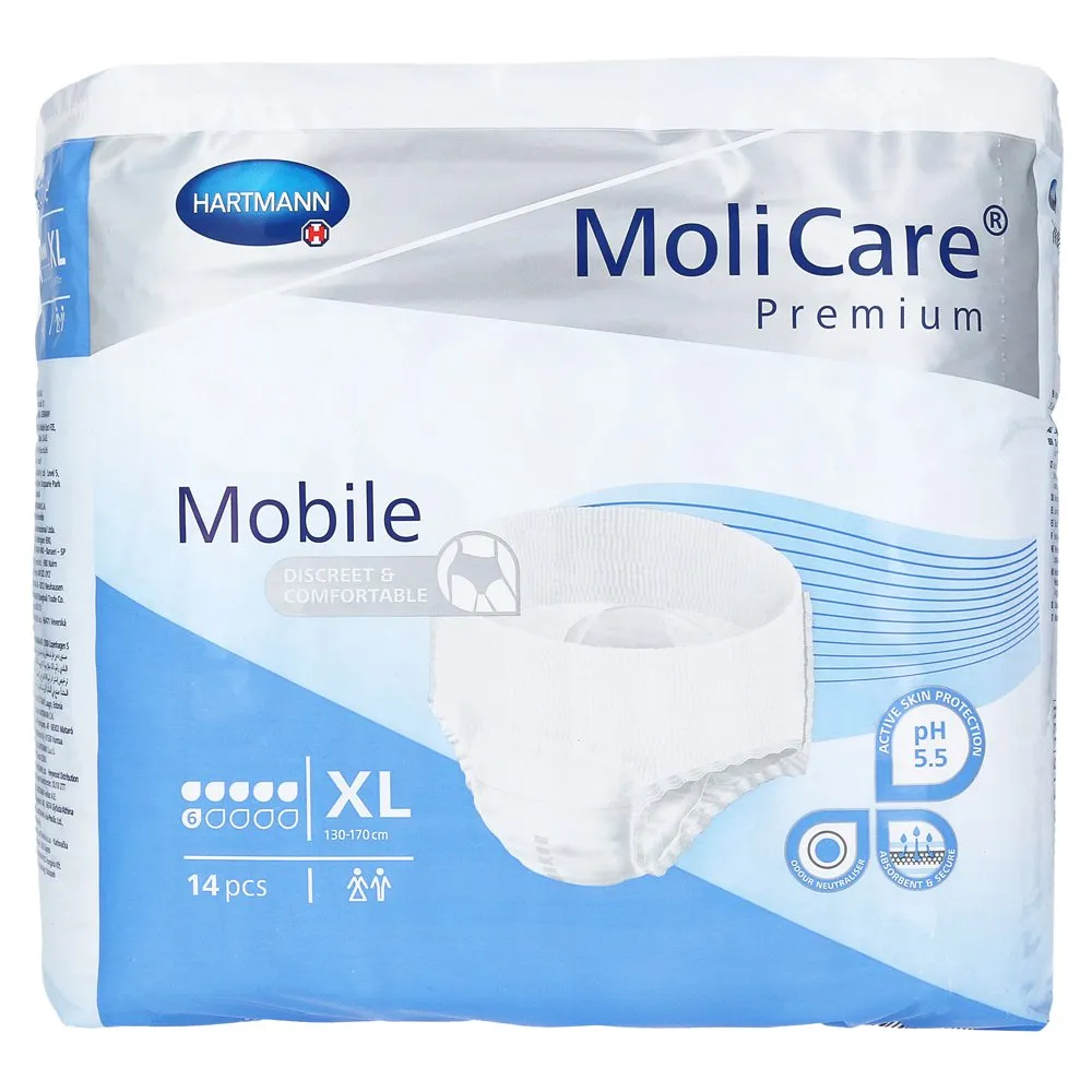 MoliCare 915834 Disposable Protective Underwear, Case of 56