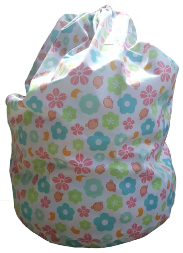 Moo Moo Kow Pail Liner / Laundry Bag - Mooky Flower