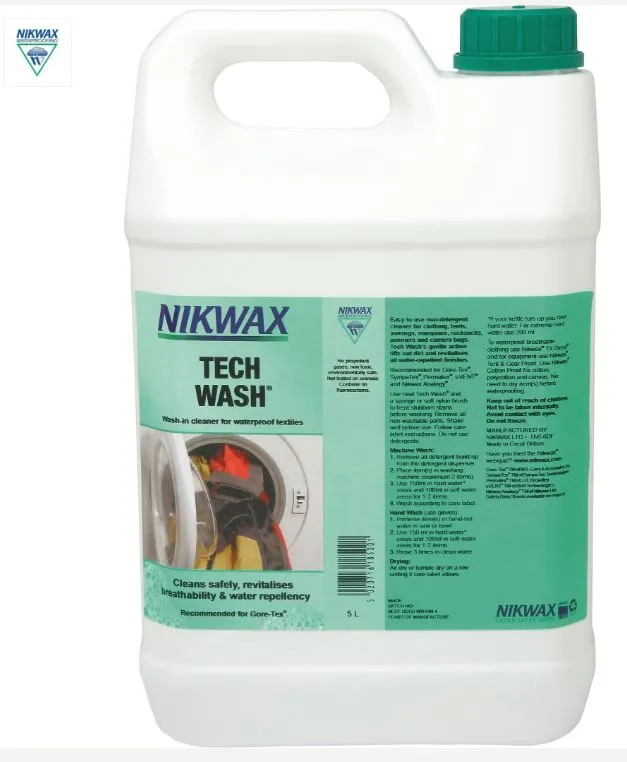 Nikwax Tech Wash - 5 Litre