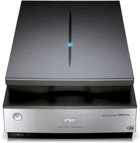 Perfection V850 Pro Scanner A4 With Epson Readyscan Led Technology, 2 Sets Of Film Holders, Transparent Embedded Player