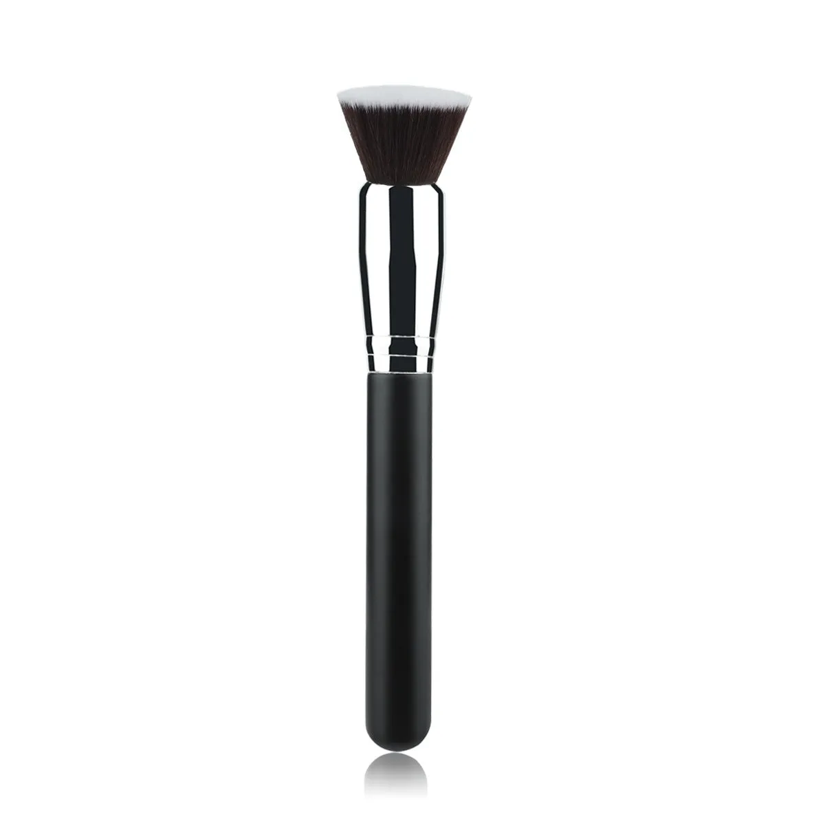 Popular single bb cream makeup brush round head loose powder brush flat head foundation brush oblique head contour brush