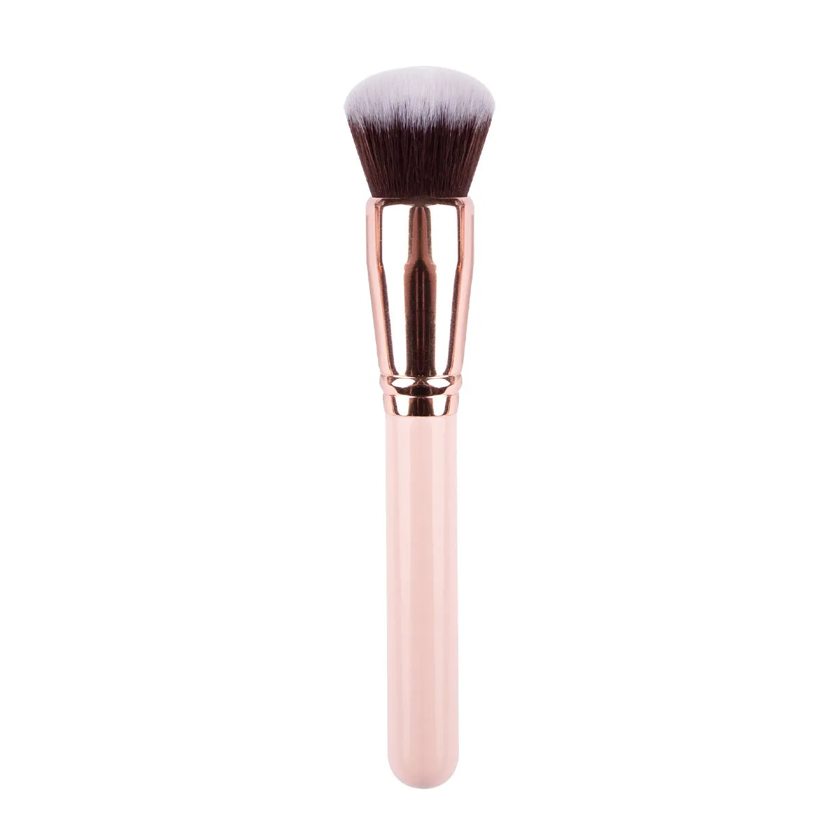 Popular single bb cream makeup brush round head loose powder brush flat head foundation brush oblique head contour brush