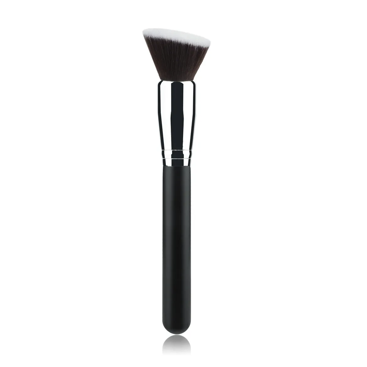 Popular single bb cream makeup brush round head loose powder brush flat head foundation brush oblique head contour brush