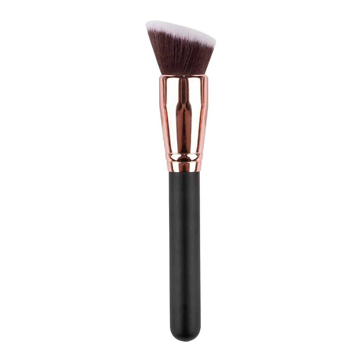 Popular single bb cream makeup brush round head loose powder brush flat head foundation brush oblique head contour brush