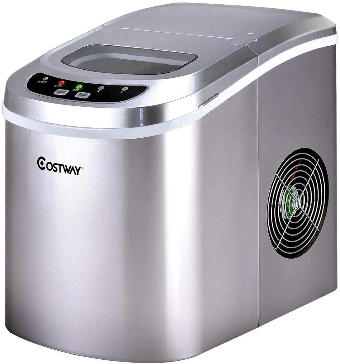 Portable & Compact Ice Maker Machine, Ice Cubes Ready in 6 Mins