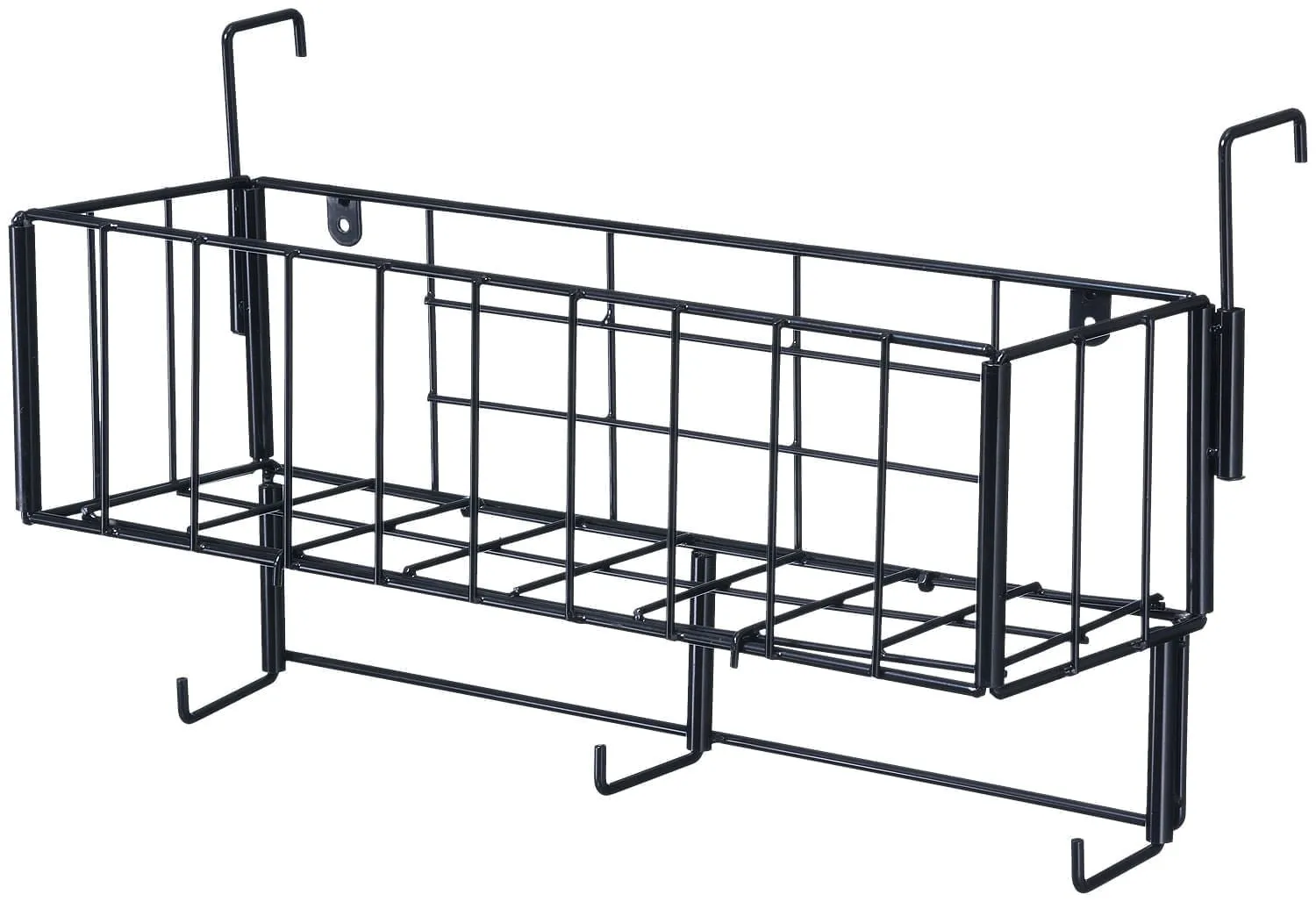 Portable Collapsible Hanging Basket w/Bridle Hooks