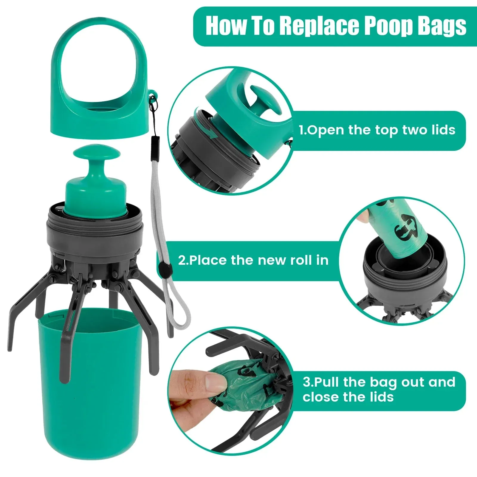 Portable Dog Poop Scooper