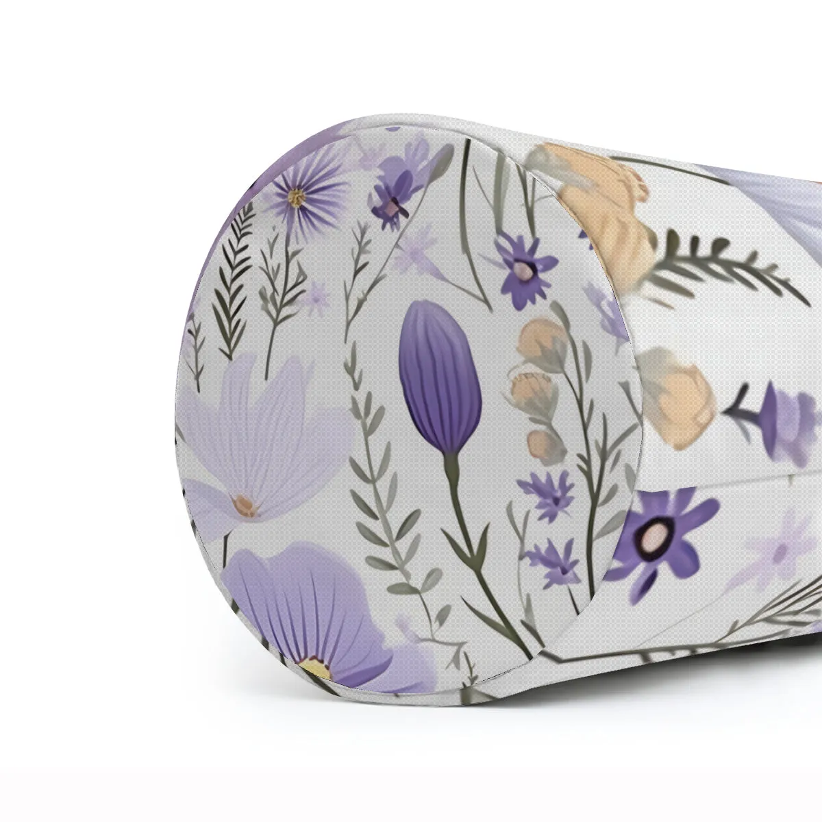 Purple Floral Foldable Laundry Basket