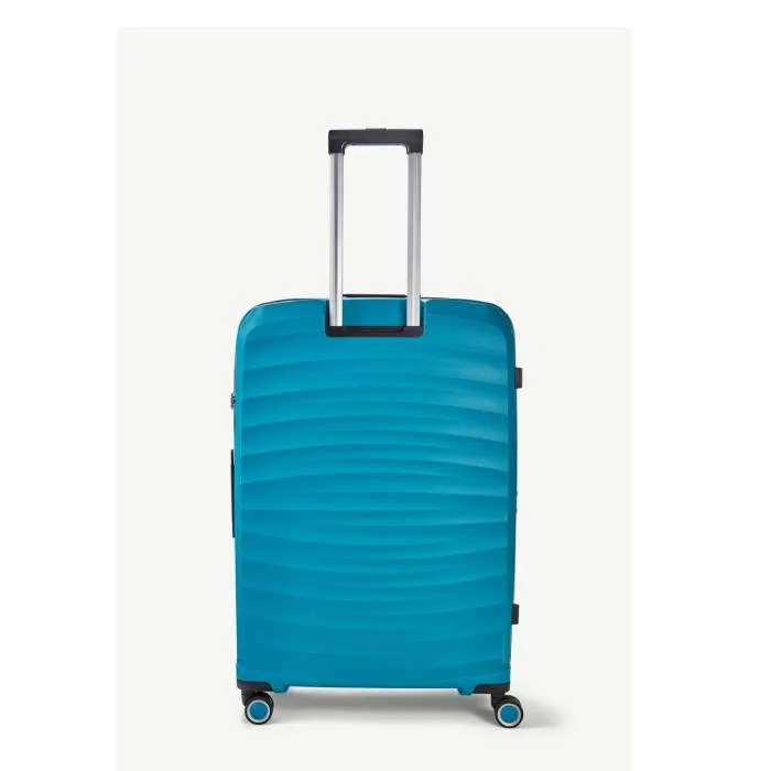 Rock Sunwave Expandable Spinner Large Suitcase 79cm - Blue