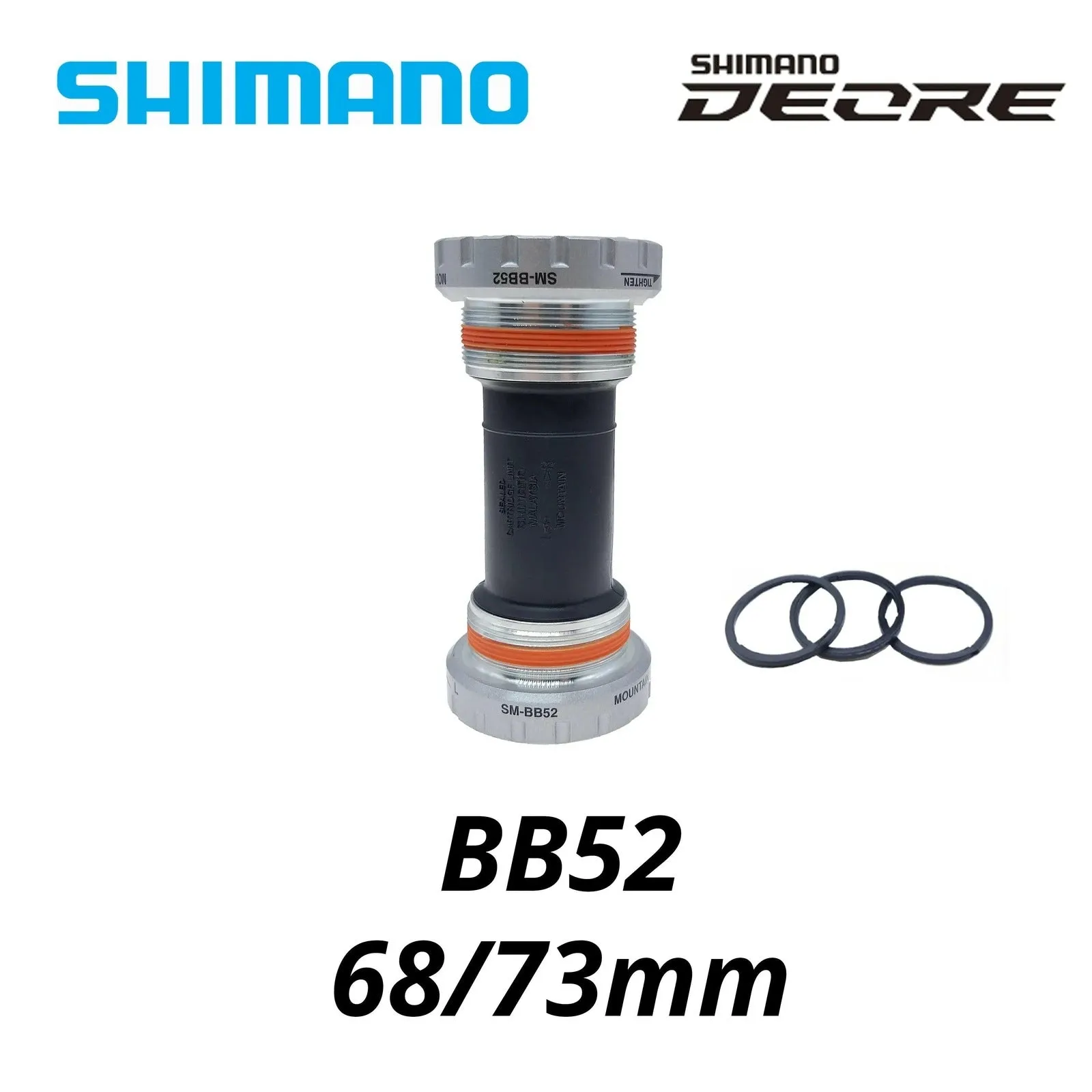 Shimano Deore SM-BB52 MT501 XT MT800 MT801 Hollowtech Mountain Bike Bottom Bracket 68 73 MM m6000 m4100 m7000 m8000 Chainwheel