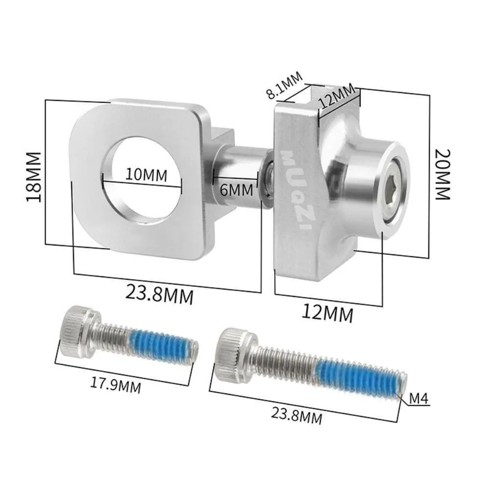 Single Speed Bike Chain Tensioner For BMX Folding Fixed Gear Bicycle Chain Adjuster Tensioner