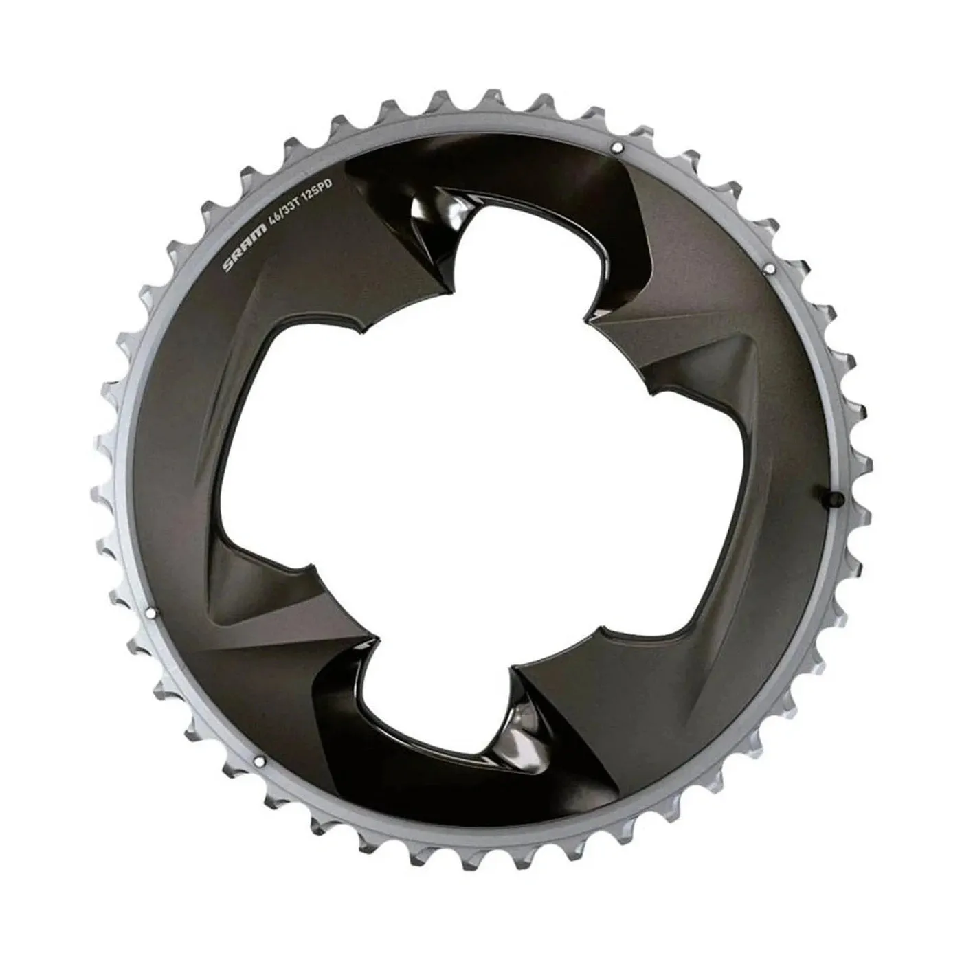 SRAM FORCE Road Chainring (AXS) 2x12, 48T, 107 BCD