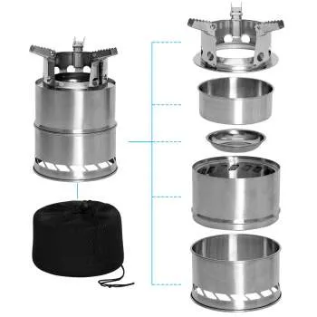 Stainless Steel Portable Camping / Backpacking Stove