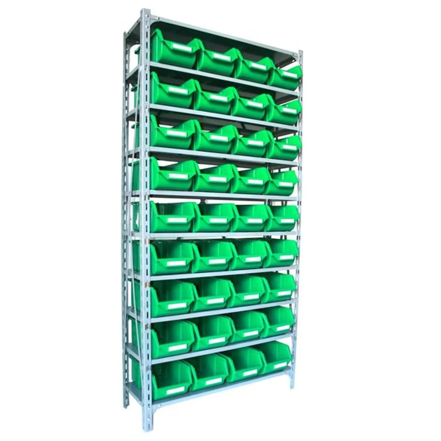 Steel Shelf Unit with 36 Storage Parts Bins