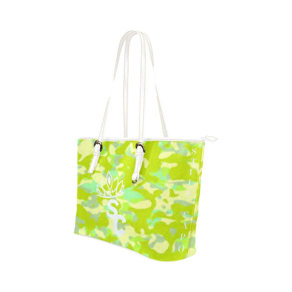 STILE CAPO QUEEN LIME CAME WTS TOTE BAGE.