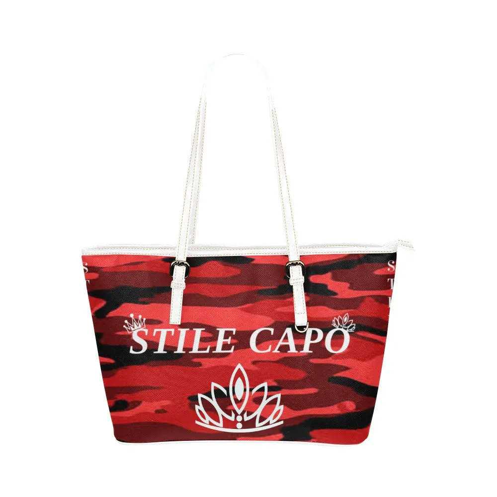 STILE CAPO QUEEN RED CAME WTS TOTE BAG.