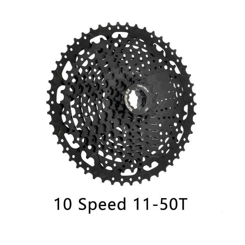 Sunshine 10Speed Freewheel Cassette 11-25T/28T/32T/36T/40T Compatible HG Freehub for MTB Mountain Bicycle 10V M6000 M4100