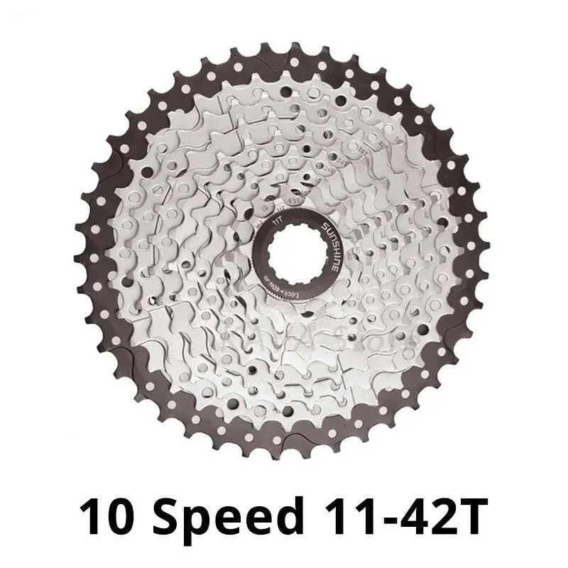 Sunshine 10Speed Freewheel Cassette 11-25T/28T/32T/36T/40T Compatible HG Freehub for MTB Mountain Bicycle 10V M6000 M4100