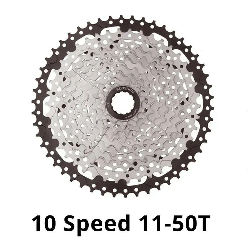 Sunshine 10Speed Freewheel Cassette 11-25T/28T/32T/36T/40T Compatible HG Freehub for MTB Mountain Bicycle 10V M6000 M4100