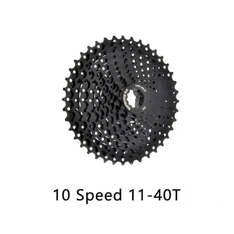 Sunshine 10Speed Freewheel Cassette 11-25T/28T/32T/36T/40T Compatible HG Freehub for MTB Mountain Bicycle 10V M6000 M4100