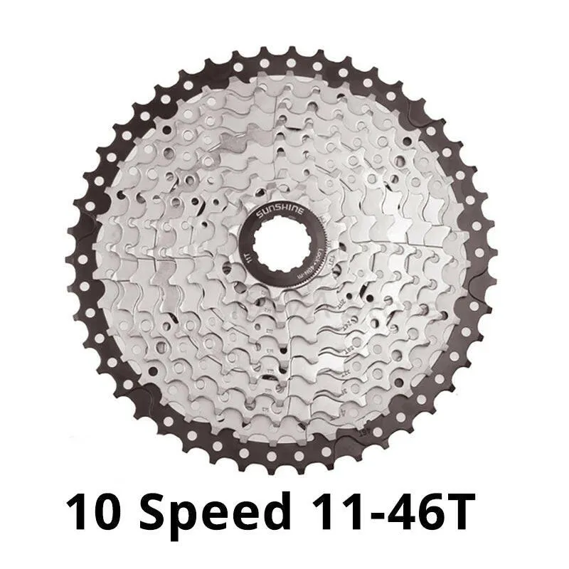 Sunshine 10Speed Freewheel Cassette 11-25T/28T/32T/36T/40T Compatible HG Freehub for MTB Mountain Bicycle 10V M6000 M4100