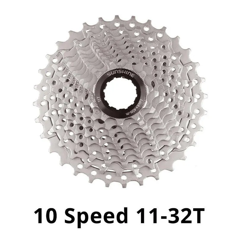 Sunshine 10Speed Freewheel Cassette 11-25T/28T/32T/36T/40T Compatible HG Freehub for MTB Mountain Bicycle 10V M6000 M4100