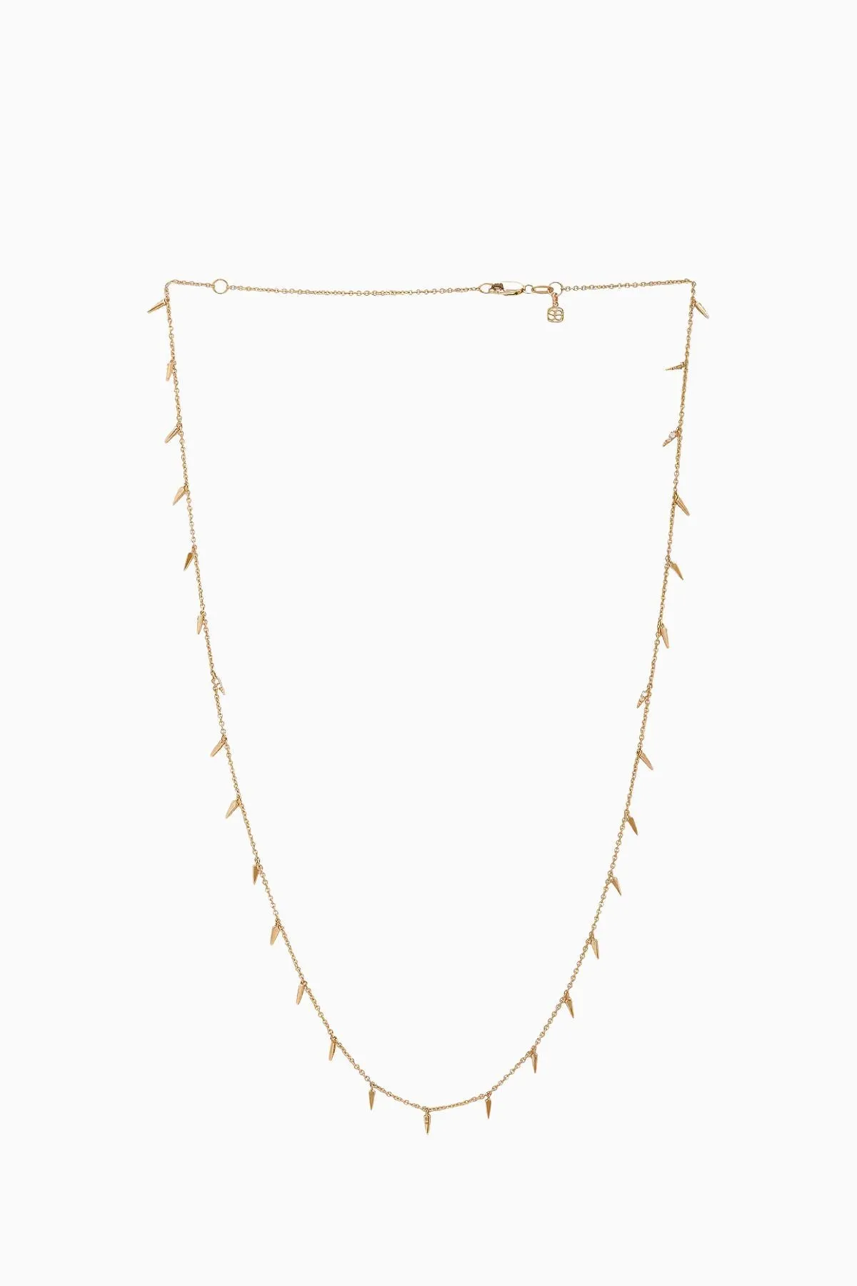 Sydney Evan Fringe Drop Necklace - Yellow Gold