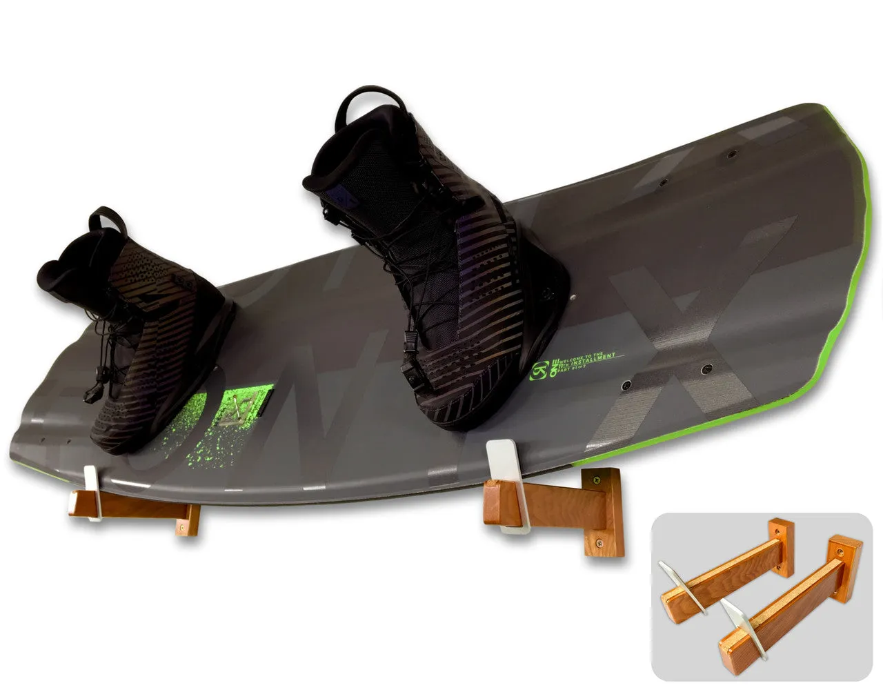 Timberlake Wakeboard Display | Minimalist Wood Rack | Holds 20 lbs