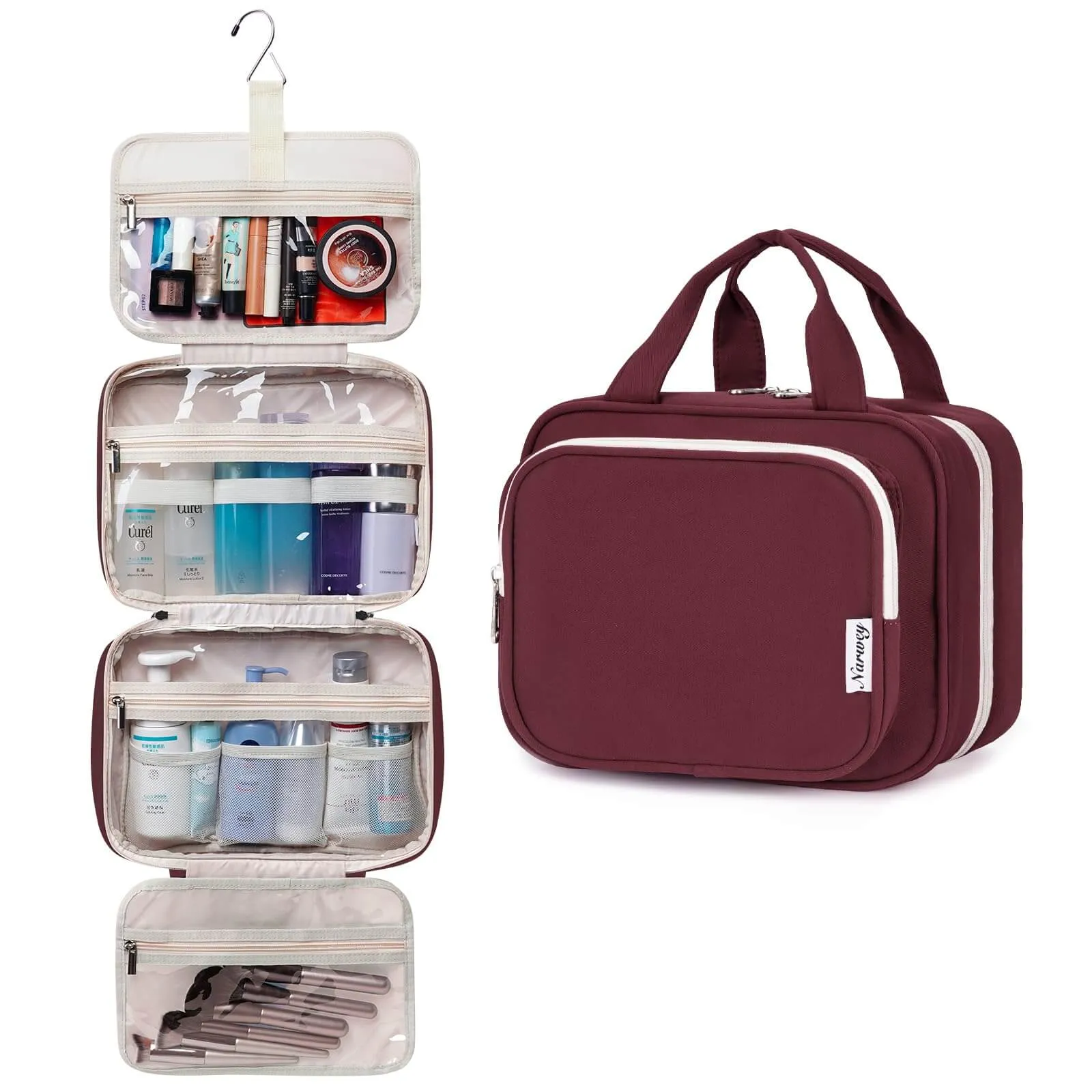 Travel Hanging Toiletry Bag Large/Medium Size