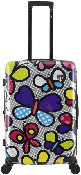 TUCCI Italy Butterfly Pop (20”, 24” & 28”) Hardside Suitcase Set