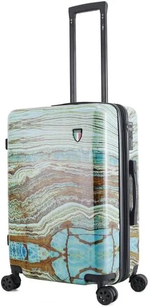 TUCCI Italy Emerald Marble (20”, 24” & 28”) Hardside Suitcase Set