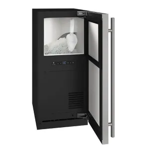 U-Line UHNP115SS01B Hnb115 / Hnp115 15" Nugget Ice Machine With Stainless Solid Finish, Yes (115 V/60 Hz Volts /60 Hz Hz)