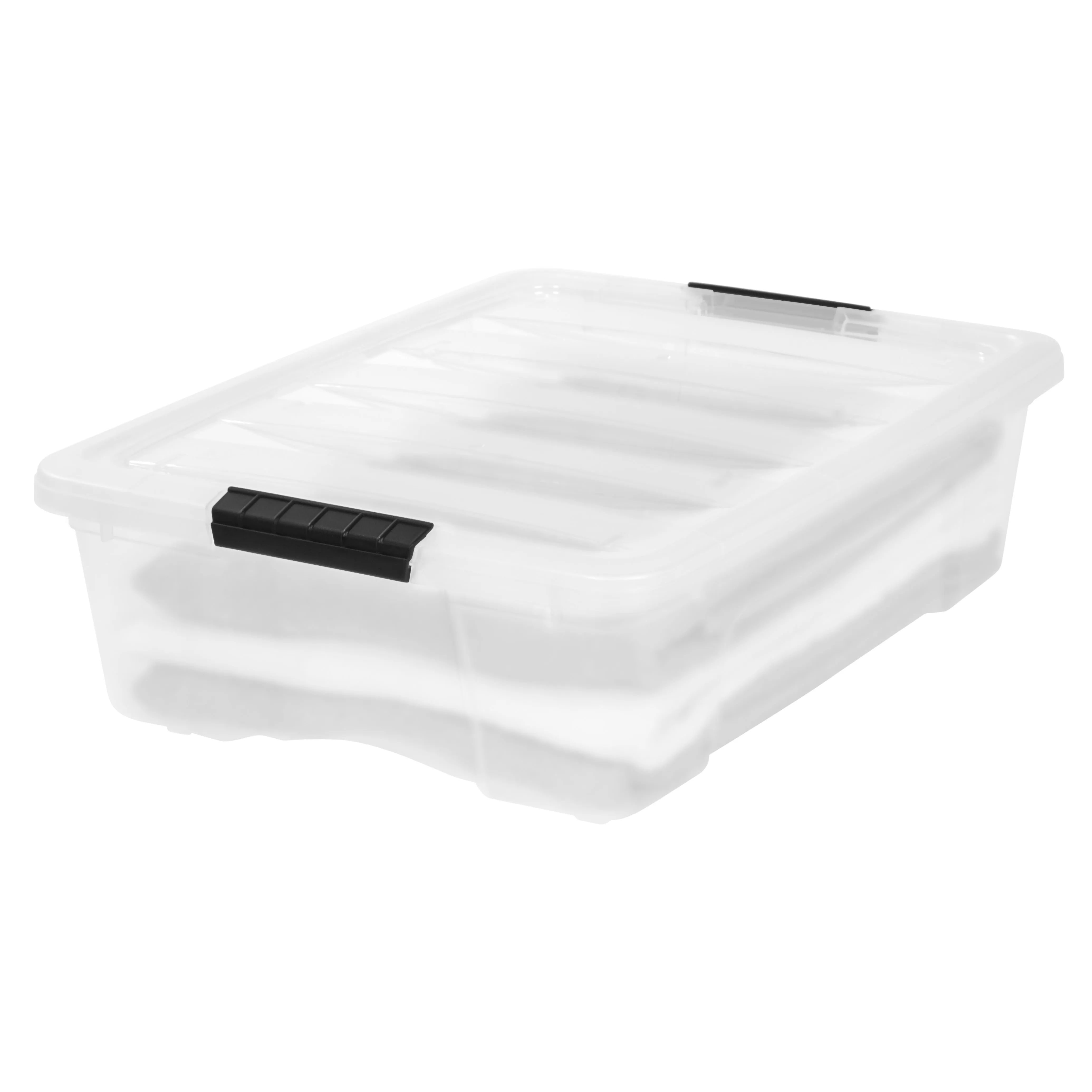 Under Bed Storage Box with Easy Slide Low-friction Disks 6 Pack - 6.7 gal. (26.9 qt.)