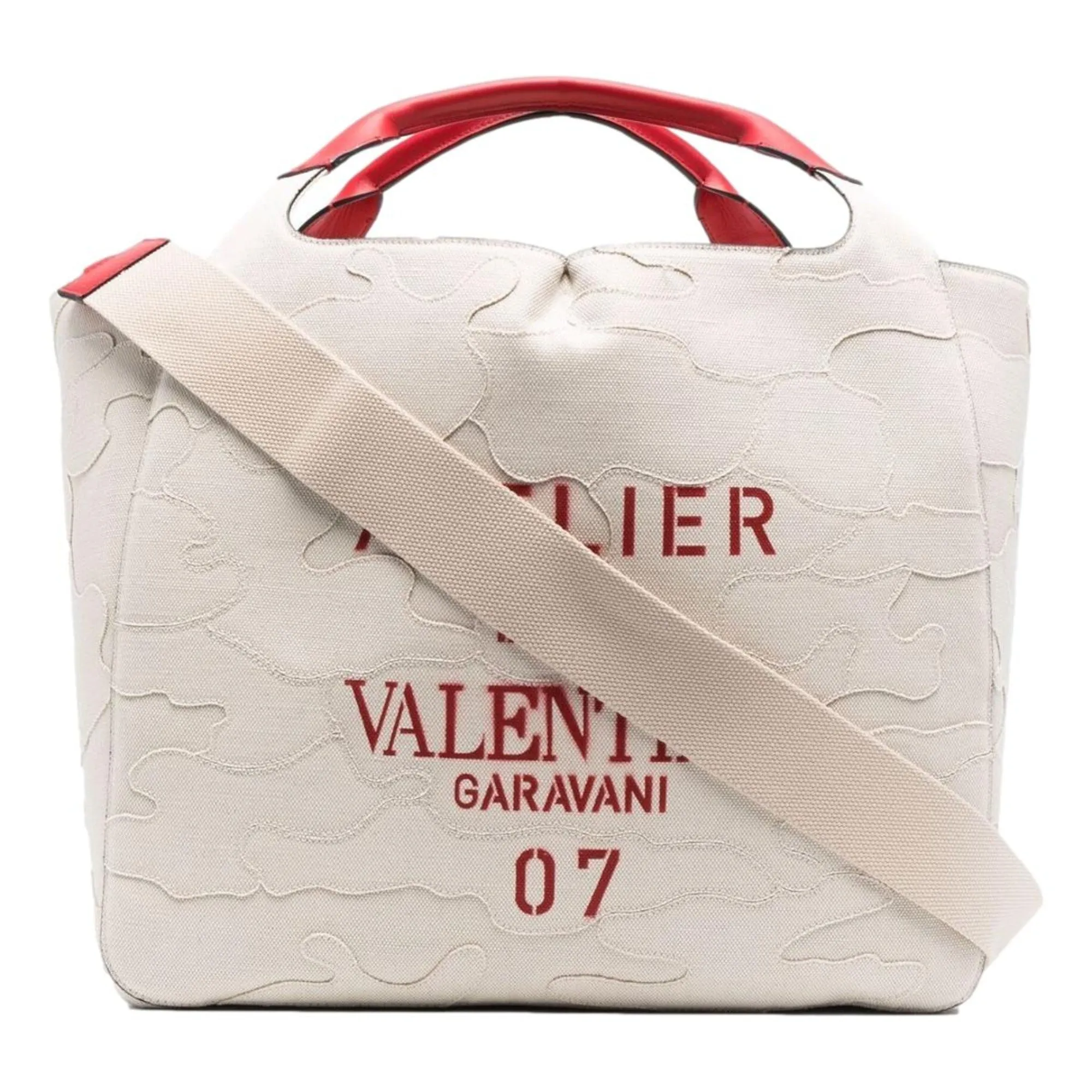 Valentino Garavani Sac Atelier 07 Edition Natural Tote Bag