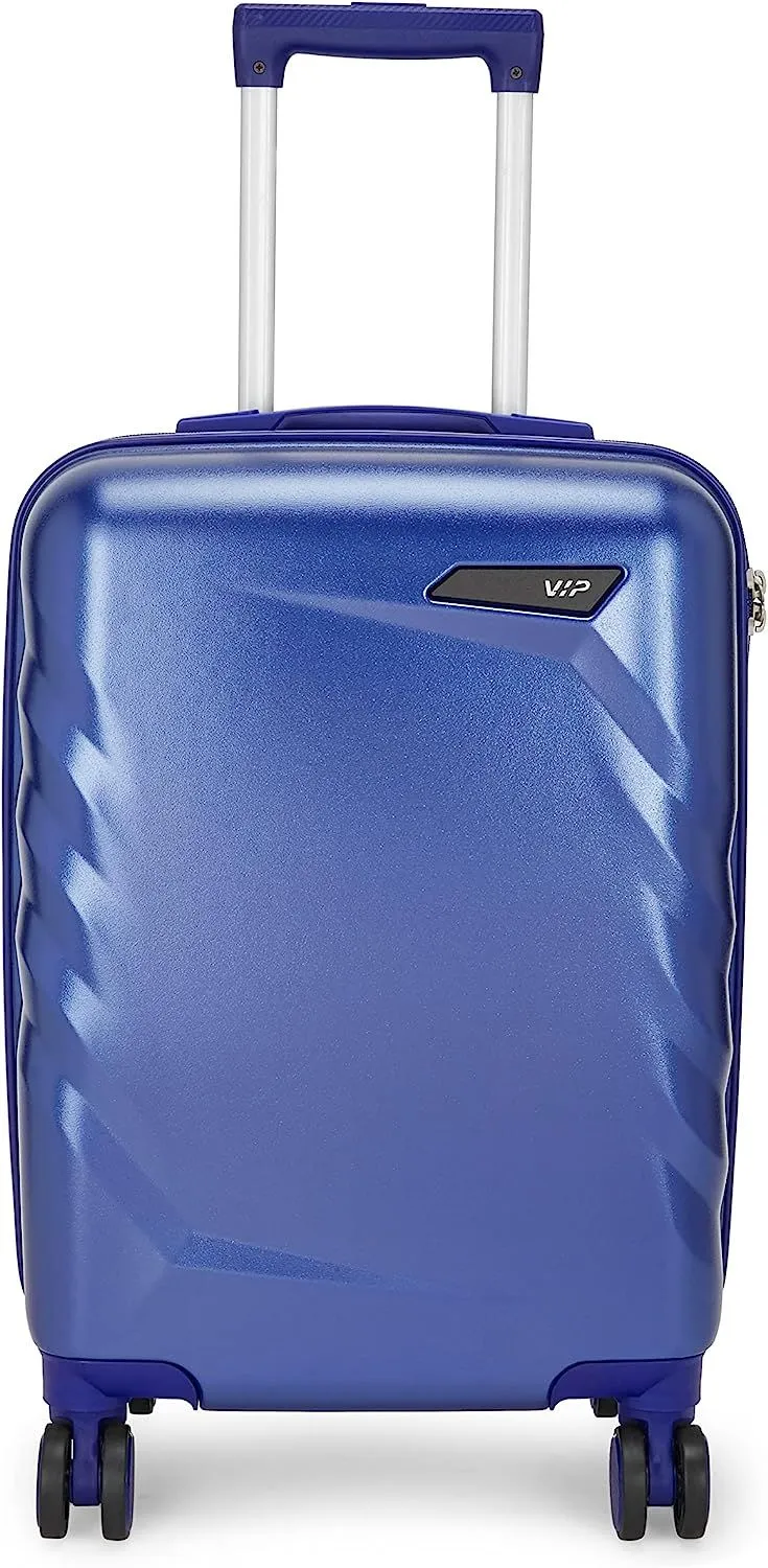 VIP Scott Cabin Hard Luggage 8 Wheels Travel Suitcase 22x38x55cm Blue