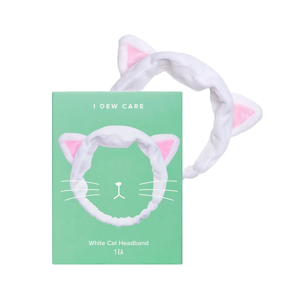 White Cat Headband