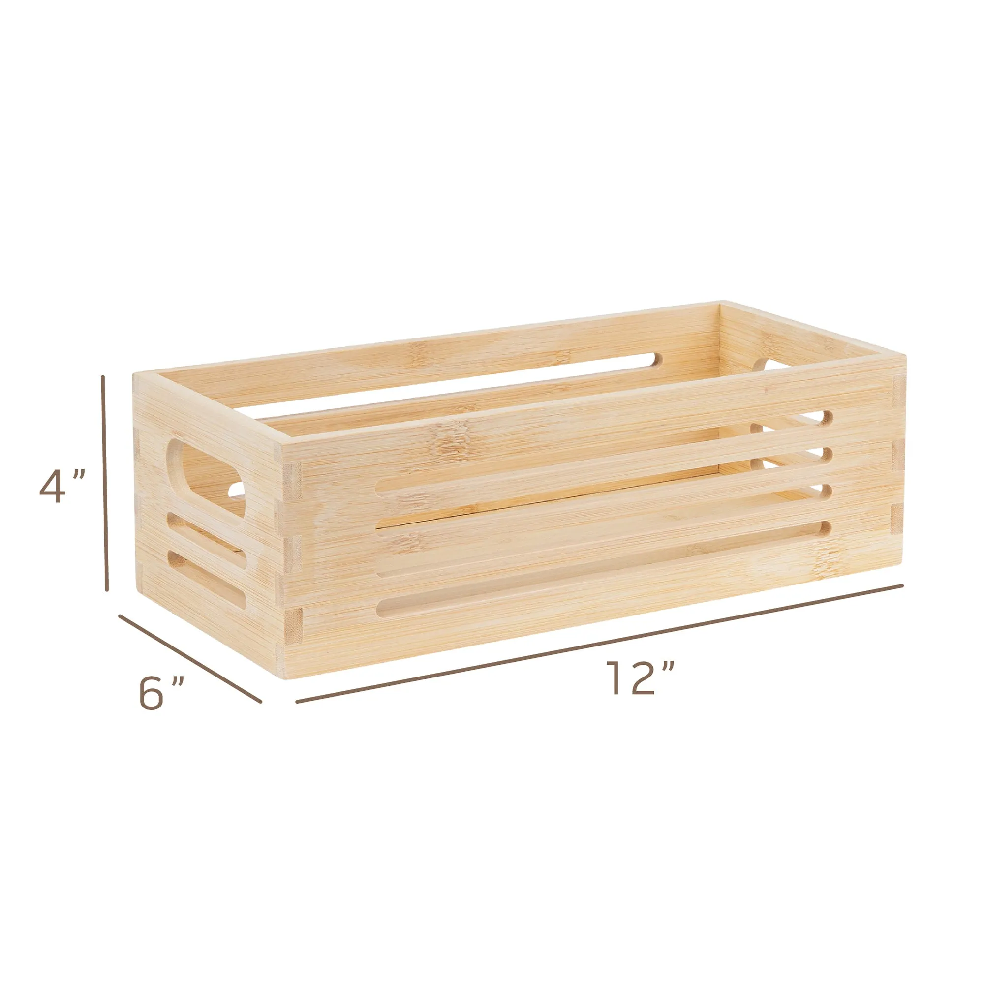 Wooden Storage Bin - Natural Extra Small