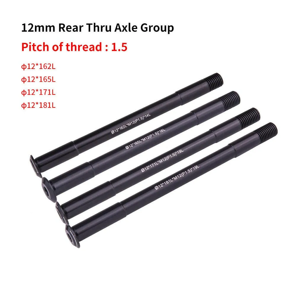 ZTTO MTB Thru axle Road Bike Shaft Front hub Rear hub Skewers 12mm 15mm Wheel Axis Hub Shaft 15x100 12x142 12x100 12x148 15x110